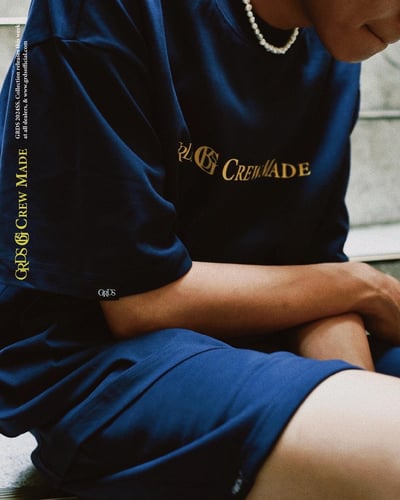 THE SIGN CREW MADE SUIT - COTTON SHORTS(深藍)6