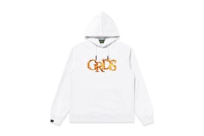 FIRE LOGO HOODIE(白)1