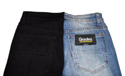 HIT JEANS (L/R)  陰陽破壞牛仔褲8