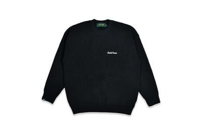 SWASHES LOGO KNIT SWEATER(黑)1