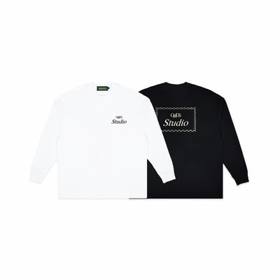 Barbed Frame L/S Tee(白)8