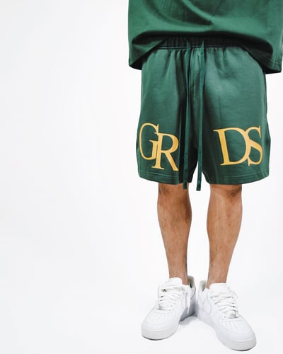 CLASSIC BIG LOGO COTTON SHORTS(墨綠)5