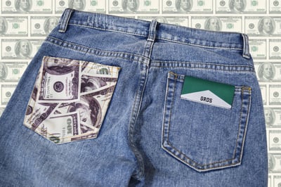 DOLLAR PATCH VINTAGE 美金牛王(水洗)6