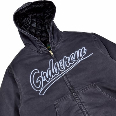 WASHED DENIM HOODIE JACKET(水洗黑)2