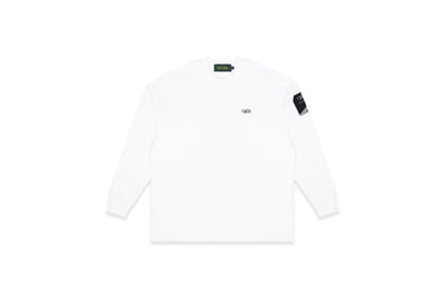 CLASSIC SMALL LOGO L/S TEE(白)1