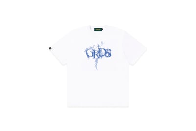 SMOKE LOGO T-Shirt(白藍)1