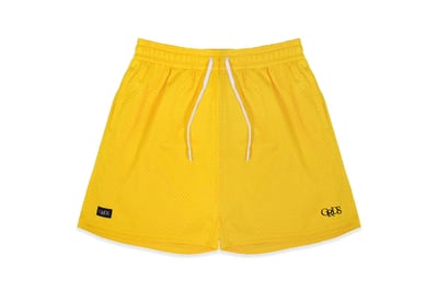 CLASSIC LOGO MESH SHORTS(黃)1