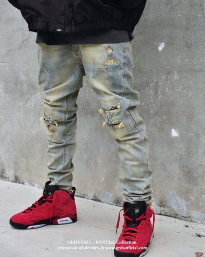 CLASSIC LOGO VINTAGE WASHED JEANS12