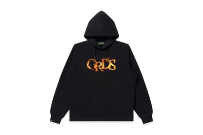 FIRE LOGO HOODIE(黑)1