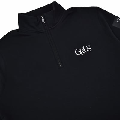 CLASSIC LOGO HALF ZIP SWEATSHIRT(黑)2