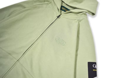 CLASSIC LOGO ZIPPER HOODIE(草綠)2