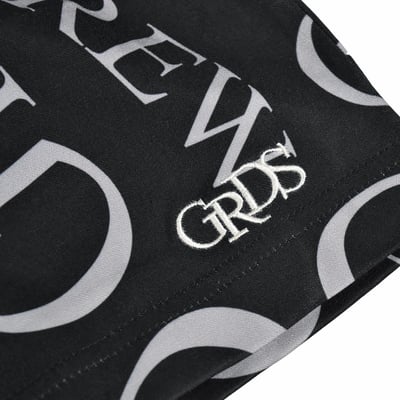 FULL WAVE LOGO SHORTS(黑灰)4