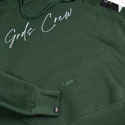 HANDWRITING LOGO SUIT -  HOODIE(墨綠)4