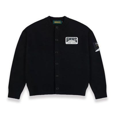 ROUTE MARKER KNIT JACKET(針織/黑)7