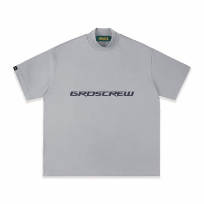 微高領 RACING LOGO TURTLENECK T-Shirt(灰)6