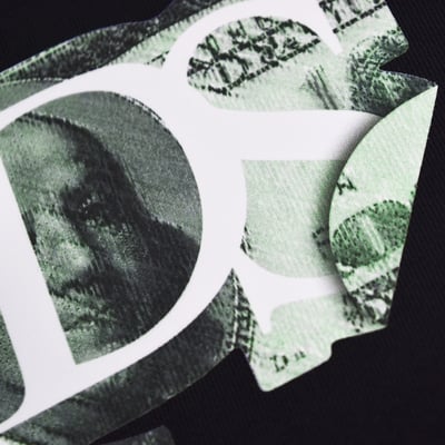 DOLLAR STICKER T-Shirt(黑)3