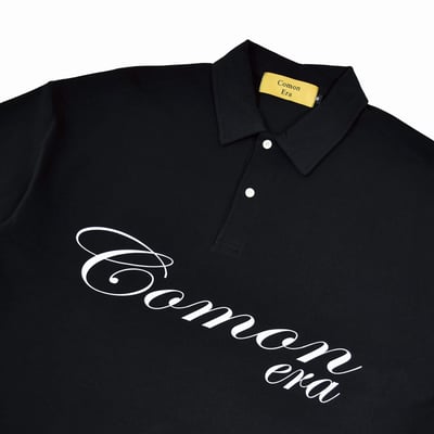 CURSIVE POLO TEE(黑)2