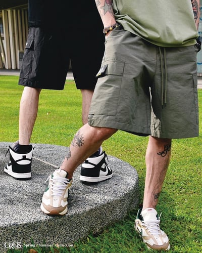 GRDSCREW RIPSTOP POCKET SHORTS(黑)9