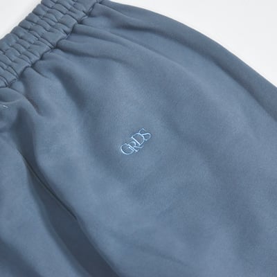 HANDWRITING LOGO SUIT - COTTON PANTS(霧霾藍)6