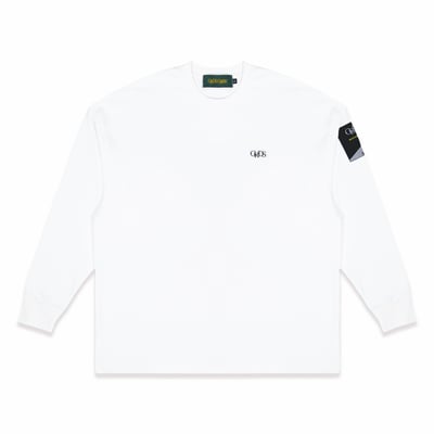 CLASSIC SMALL LOGO L/S TEE(白)4