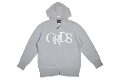 CLASSIC LOGO KNIT ZIPPER HOODIE(灰)1