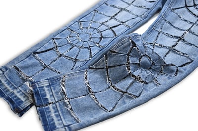 SPIDER AMOEBA JEANS 網格牛仔褲4