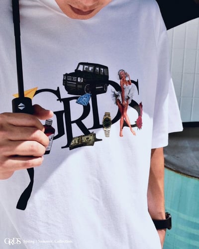 FLEXIN LOGO T-Shirt(白)4