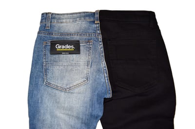 HIT JEANS (L/R)  陰陽破壞牛仔褲11