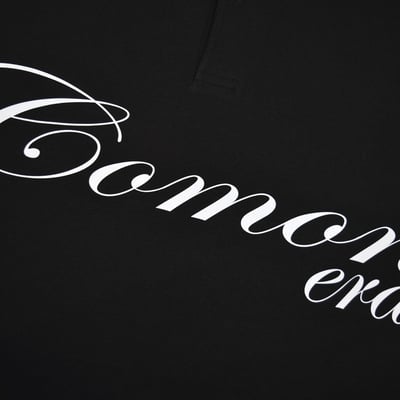 CURSIVE POLO TEE(黑)4