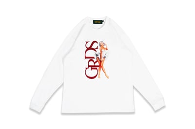 SEXY LADY L/S TEE(白)1