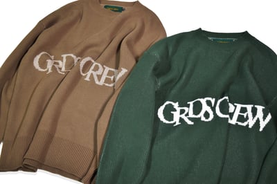 GRDSCREW KNIT SWEATER(墨綠/白)4