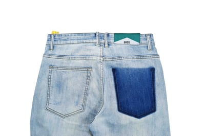 PATCH TAPE JEANS 皮尺牛仔褲(藍)6