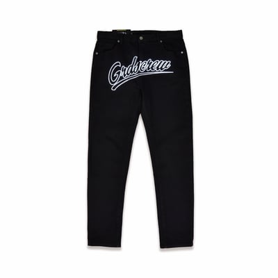 GRDS CREW LOGO JEANS(黑)1