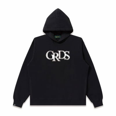 GRDS PIXEL LOGO HOODIE(黑)3