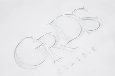 EMBROIDERED CLASSIC LOGO L/S TEE(白)3