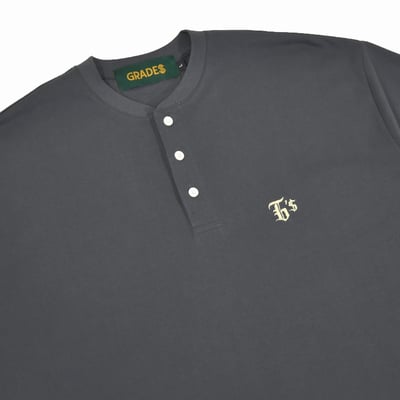 GOETHE HENLEY T-Shirt(深灰)3