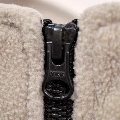 LABEL FLEECE JACKET(卡其)5