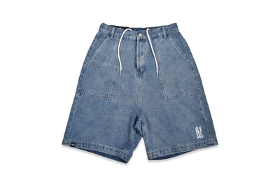 SQUIGGLE DENIM SHORTS(藍)1