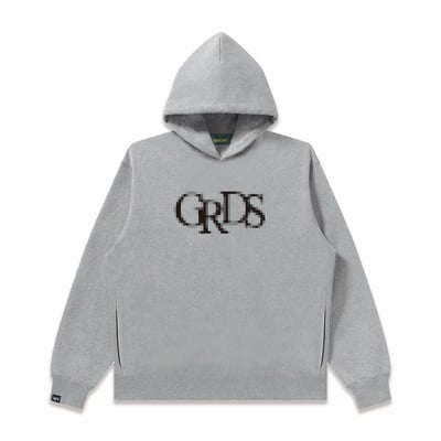 GRDS PIXEL LOGO HOODIE(灰)5