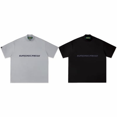 微高領 RACING LOGO TURTLENECK T-Shirt(黑)5