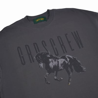 DARK HORSE L/S TEE(深灰)2