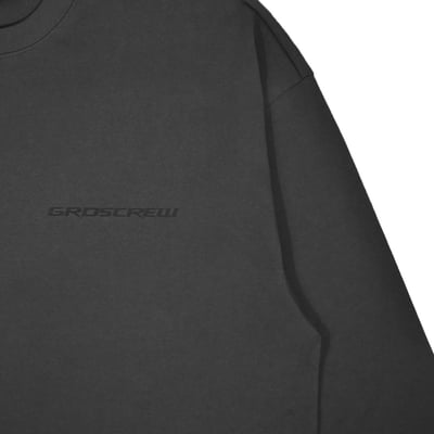 RACING LOGO L/S TEE(深灰)4