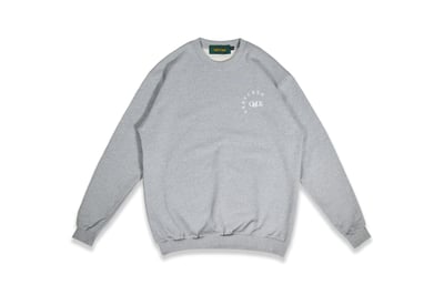 BASIC ROUND SWEATER(灰)1