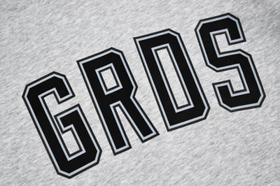 SPORTS LOGO RIB T-Shirt(灰)3