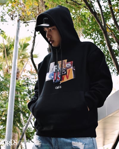 MAGAZINE HOODIE(黑)6