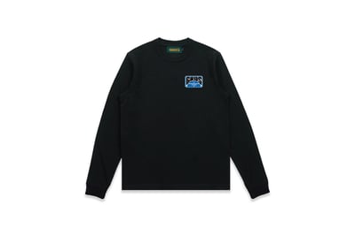 ROUTE MARKER L/S Tee(竹節棉/黑)1