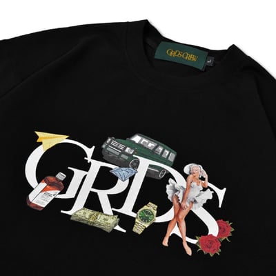 FLEXIN LOGO T-Shirt(黑)2