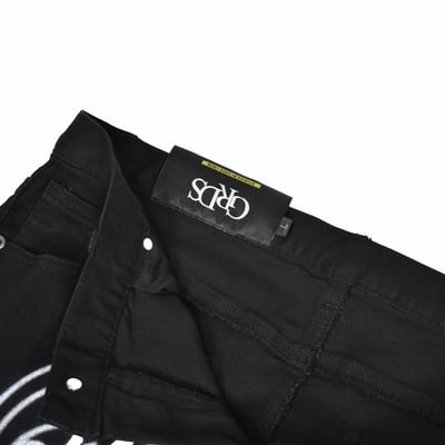 GRDS CREW LOGO JEANS(黑)4