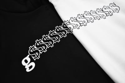 g$+ HOODIE(白黑)2