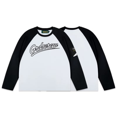 BASEBALL LOGO RAGLAN L/S Tee(黑)6